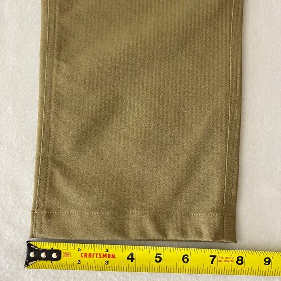 Express x Rachel Zoe Men Striped Green Stretch Pant 32x32 Flat Slim Straight Leg - Picture 10 of 11